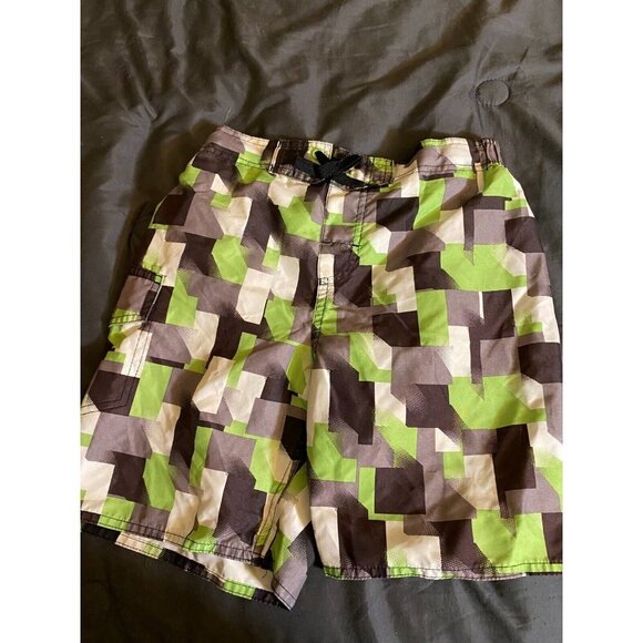 BUGLE BOY SIZE MEDIUM 10/12 SWIM TRUNKS SWIMSUIT SHORTS - Picture 1 of 2